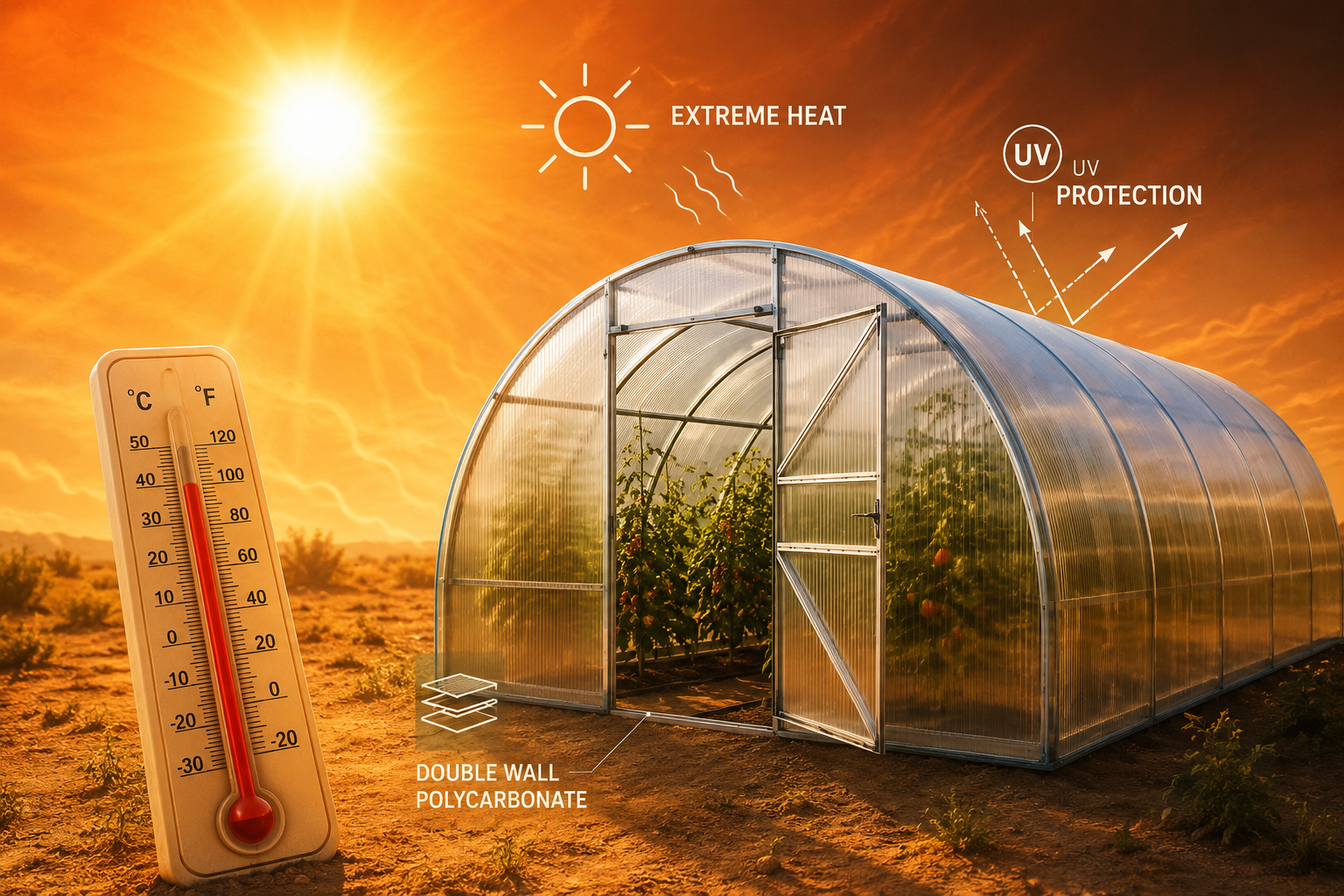 Greenhouses in Hot Climates: How to Keep Your Crops from Cooking