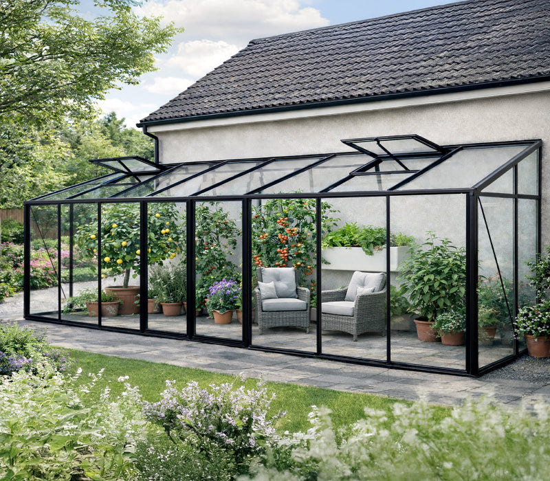 NORTH GLASS LEAN-TO ORANGERY - Northgreenhouses
