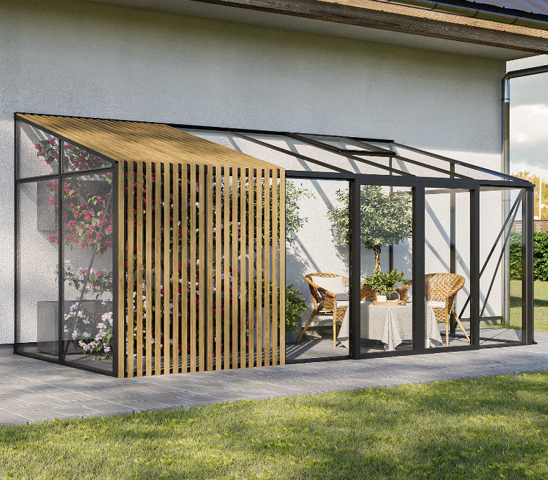 NORTH GLASS LEAN-TO ACCOYA ORANGERY - Northgreenhouses