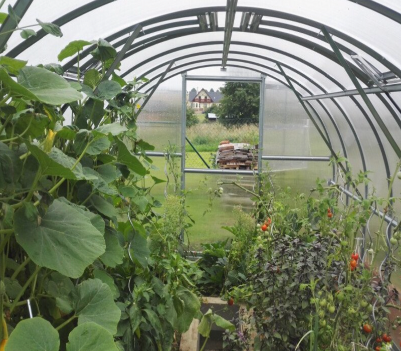 CLASSIC ROUND ROOF POLYCARBONATE GREENHOUSE - Northgreenhouses